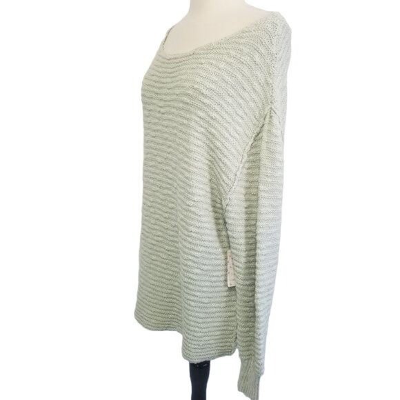 Free People NWT Menace Pullover Tunic Sweater in Moss Mint Green Womens Size XS - Picture 5 of 11
